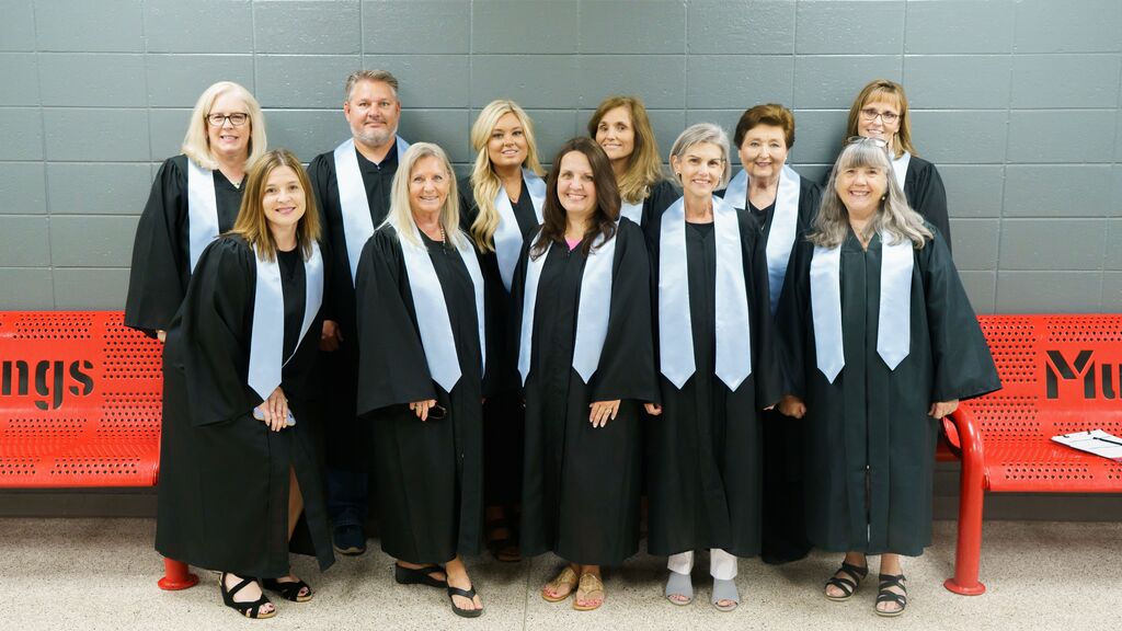 a group picture of the faculty