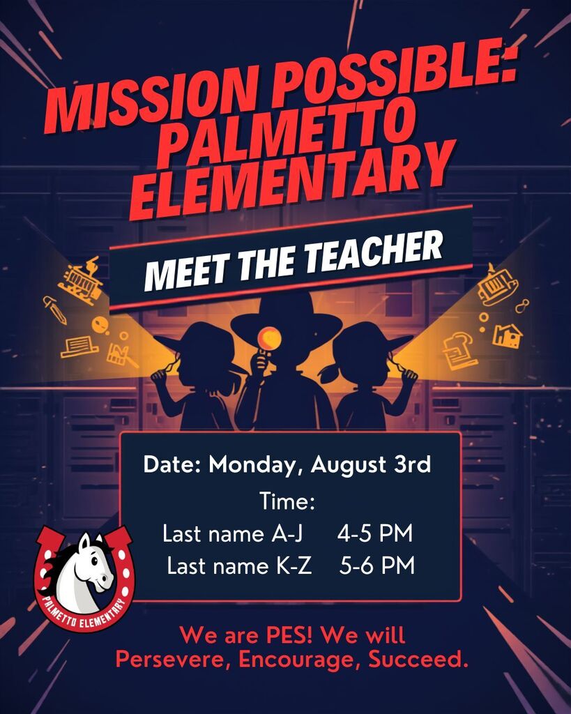Meet the Teacher Monday, August 3 from 4-6 PM