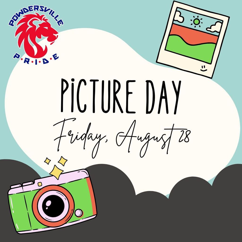 Yearbook Picture Day will be Friday, August 28. 
