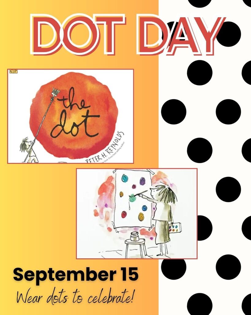 Dot Day is September 15. Wear dots on this day!