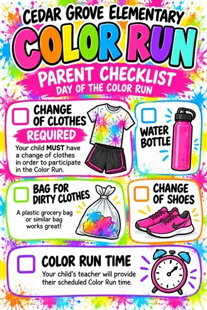 Color run info