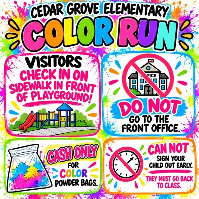 Color run info