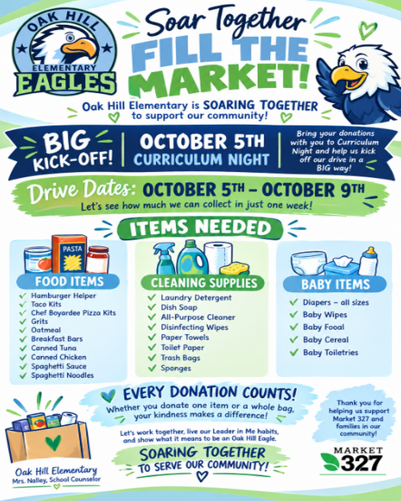 Fill the Market - Market 327 - Kickoff on Curriculum Night