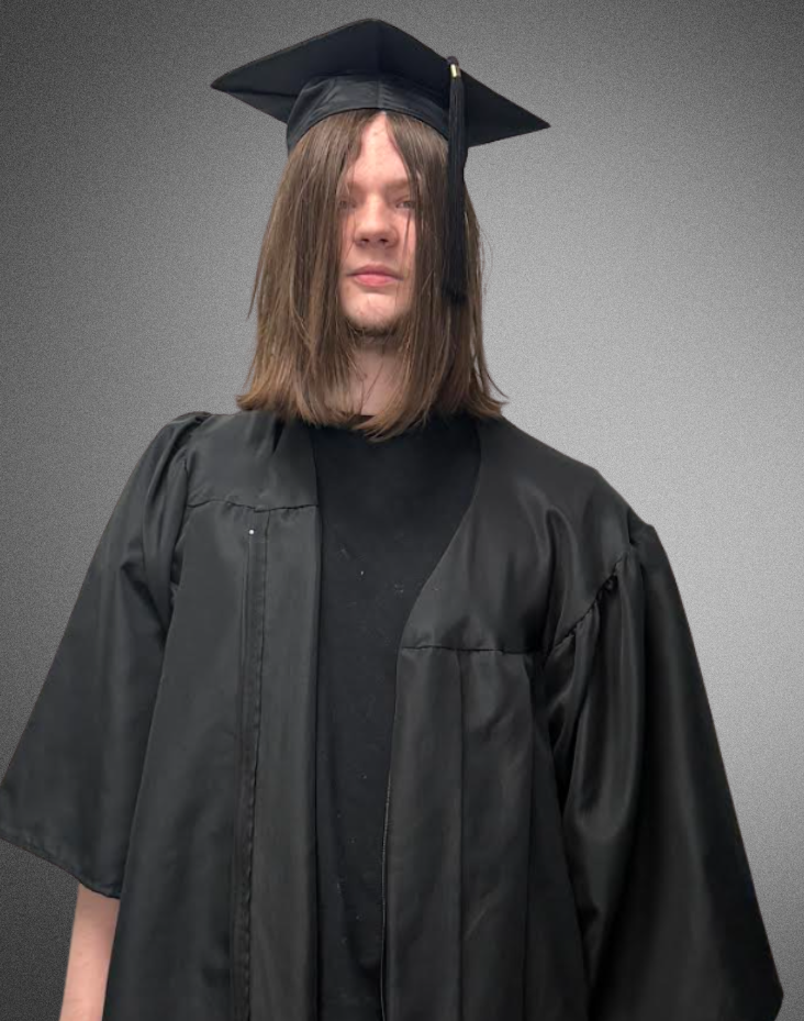 picture of a graduate in cap and gown