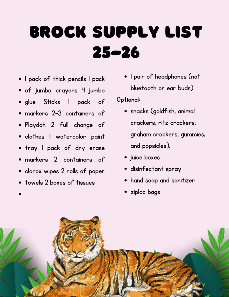 Supply List