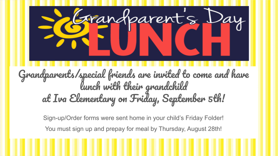 Grandparent's Day Lunch