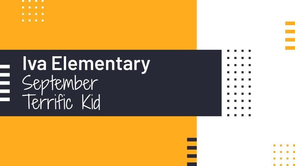 September Terrific Kid