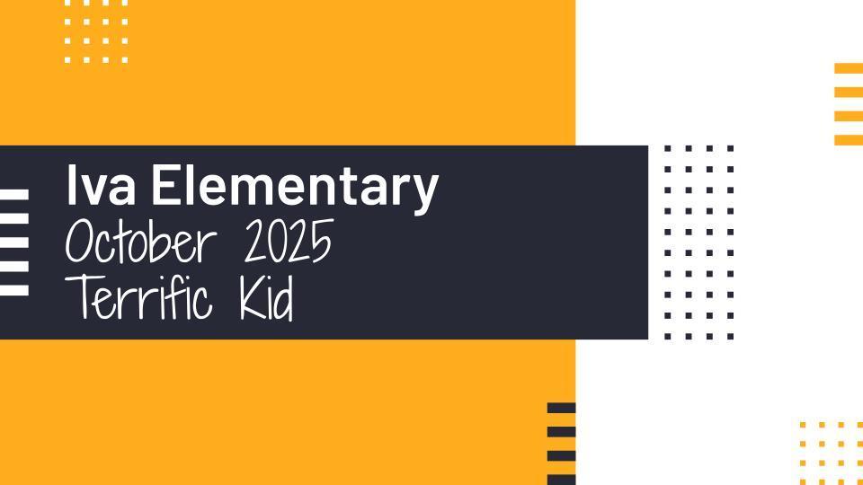 October Terrific Kid