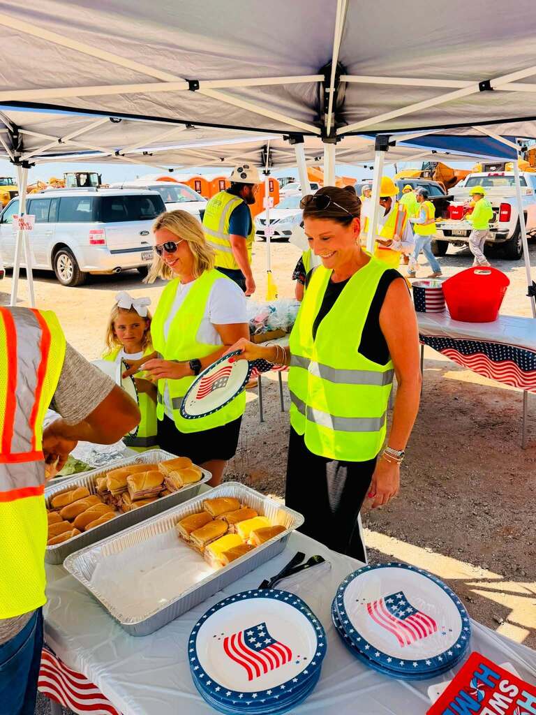 Construction Crew lunch