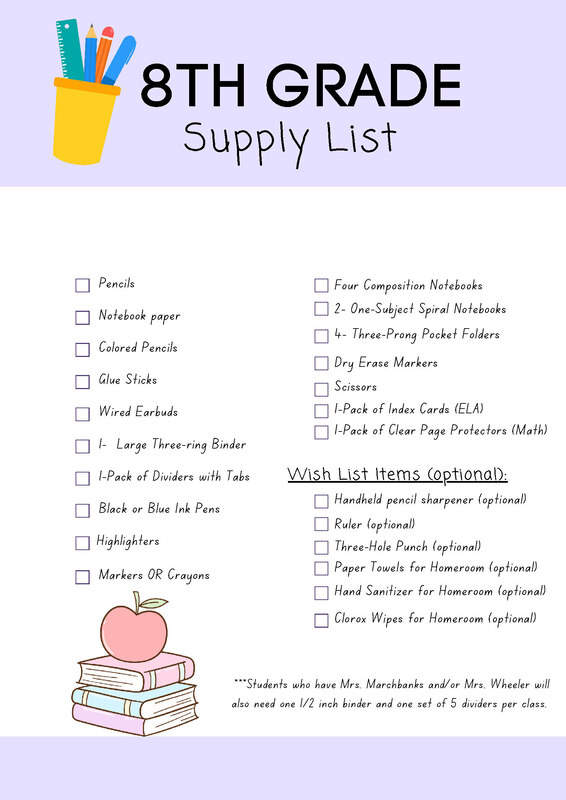Supply Lists
