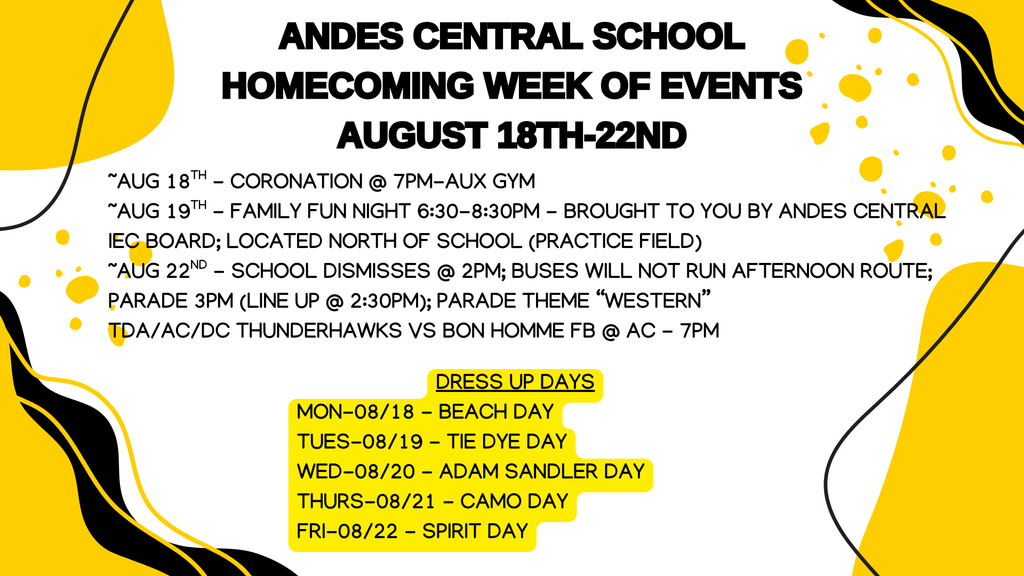 HOMECOMING WEEK