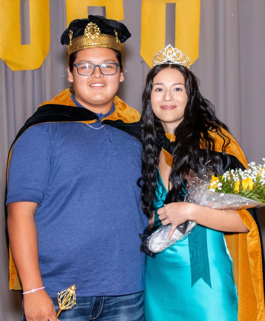HOMECOMING KING AND QUEEN