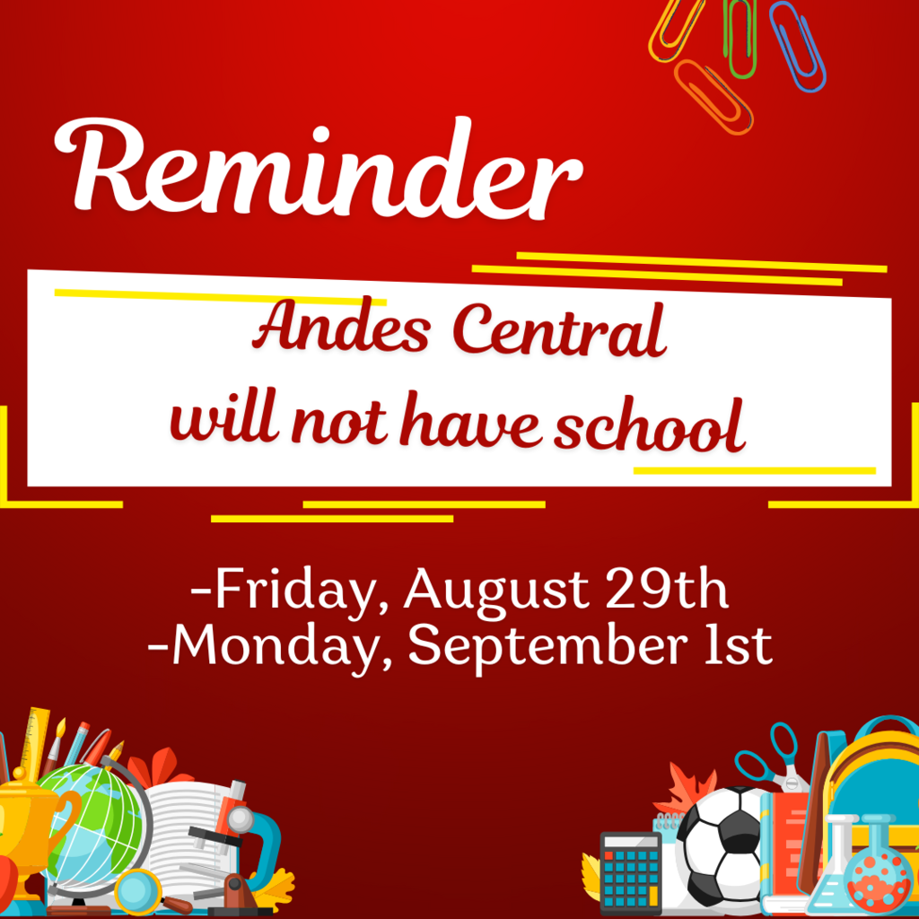 NO SCHOOL REMINDER