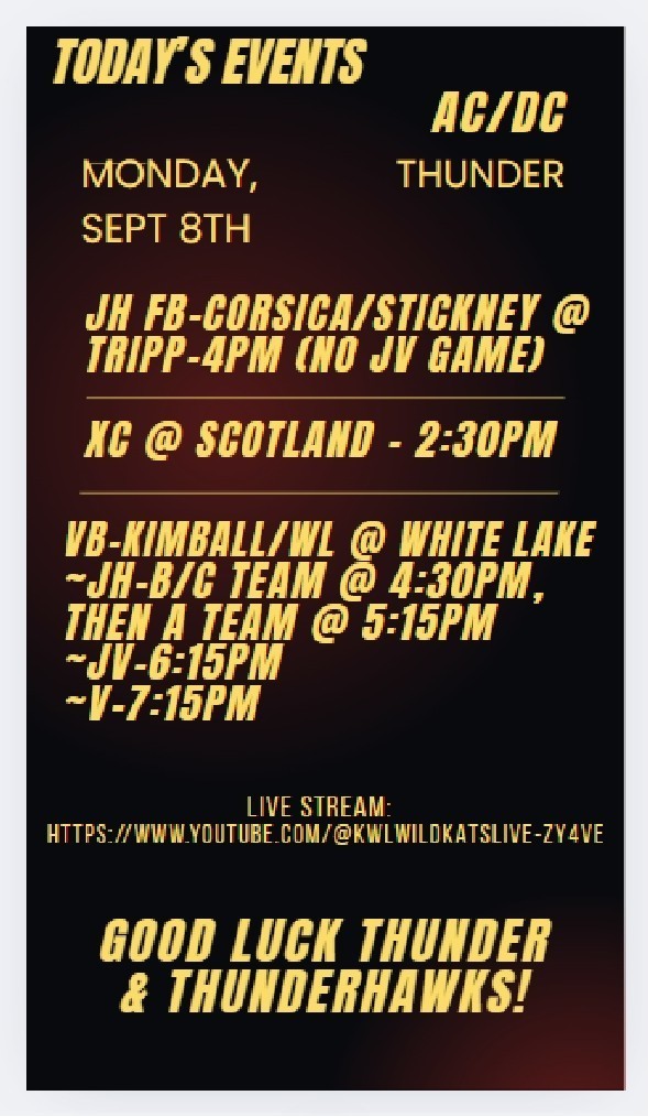 TODAY'S EVENTS (1)