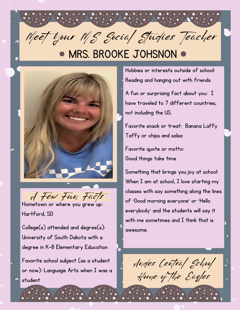 BROOKE JOHNSON TEACHER SPOTLIGHT