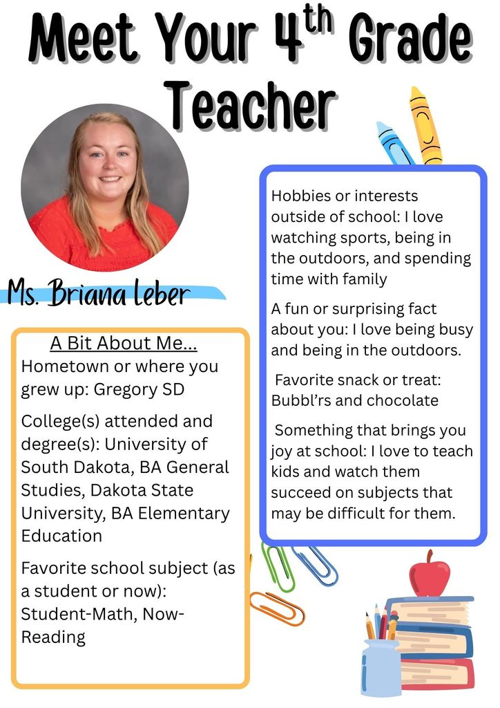 BRIANA LEBER TEACHER SPOTLIGHT