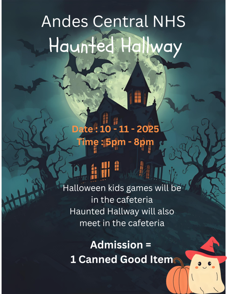 Andes Central NHS Haunted Hallway