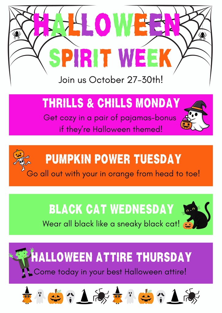 Halloween Spirit Week Flyer (1)
