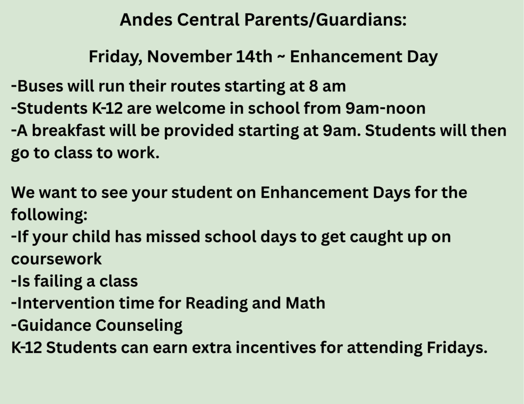 11-14 ENHANCEMENT DAY