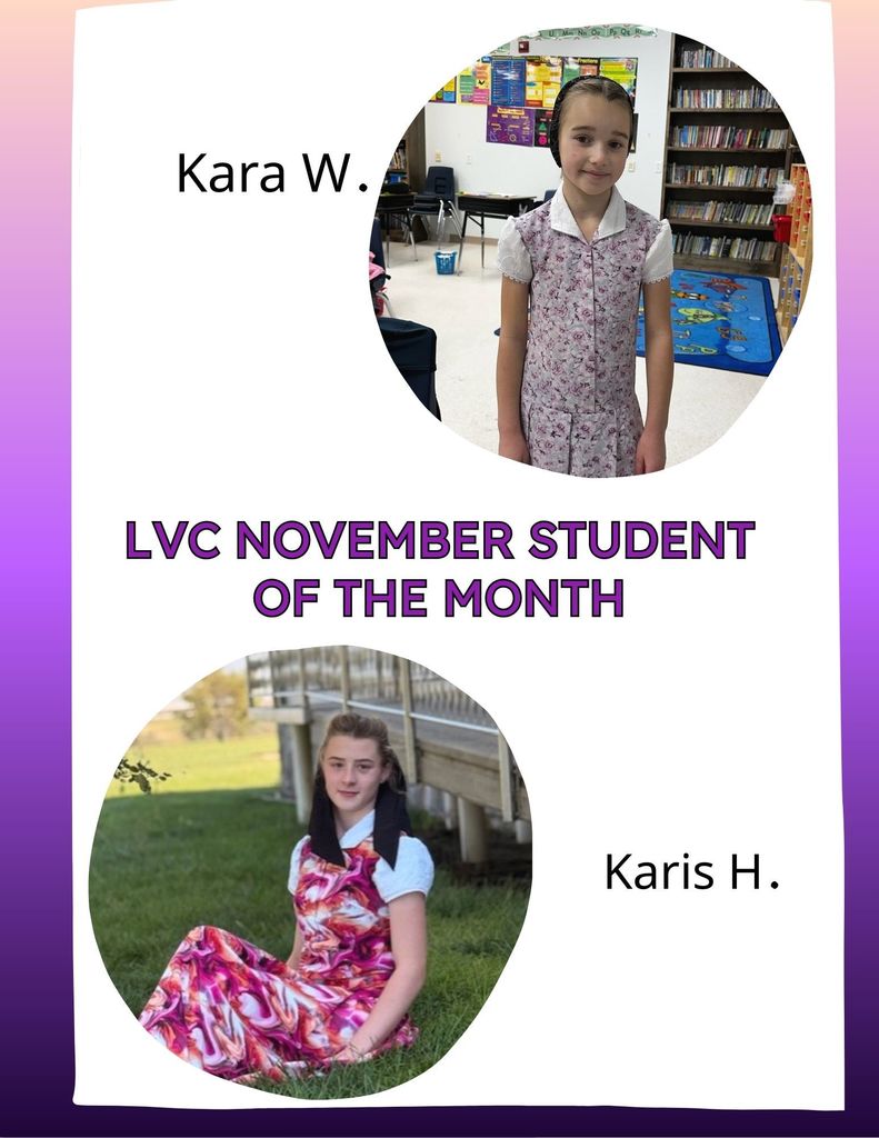LVC NOVEMBER STUDENT OF THE MONTH