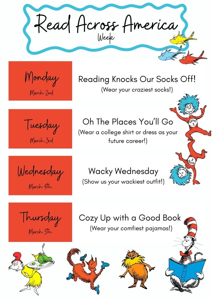 Read Across America Spirit Week Flyer (1)