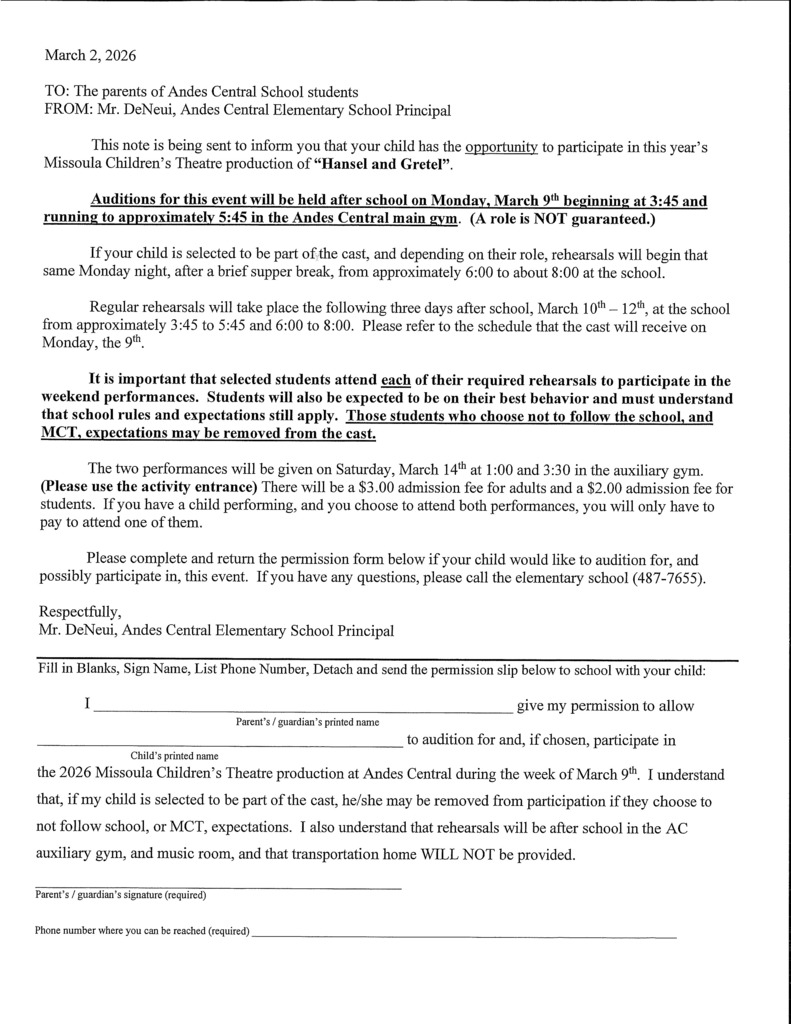 2026 MCT PERMISSION FORM