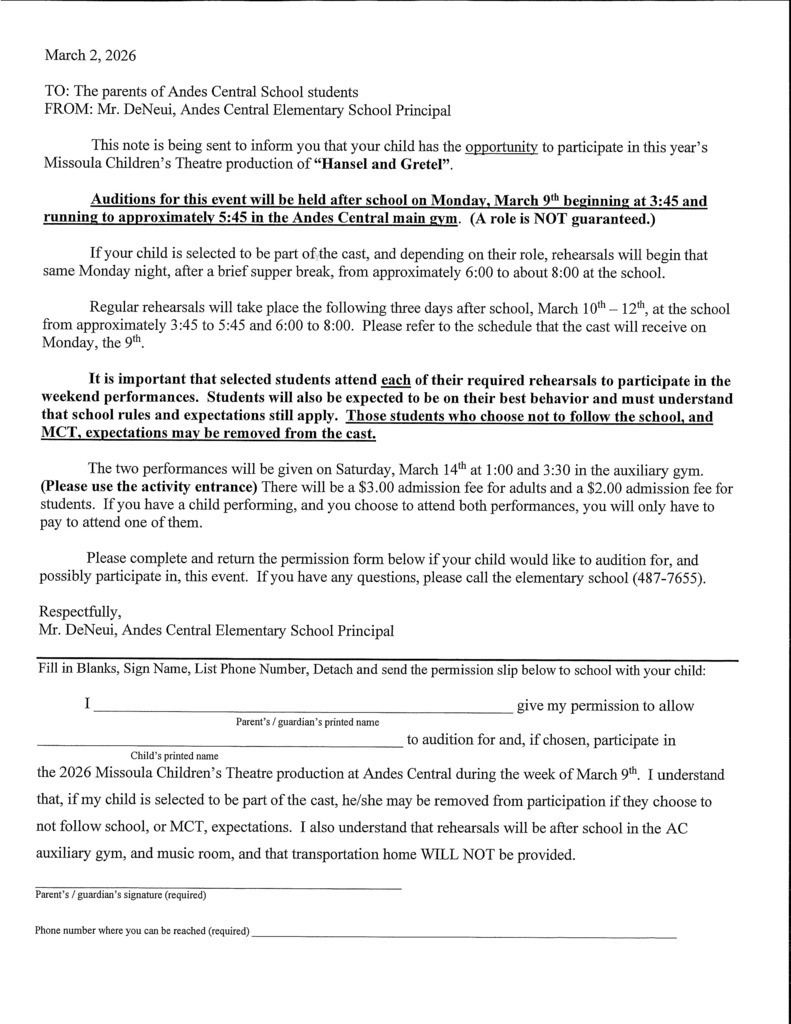 2026 MCT PERMISSION FORM