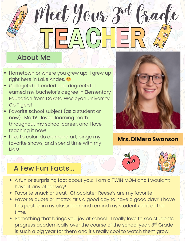 DIMERA SWANSON TEACHER SPOTLIGHT