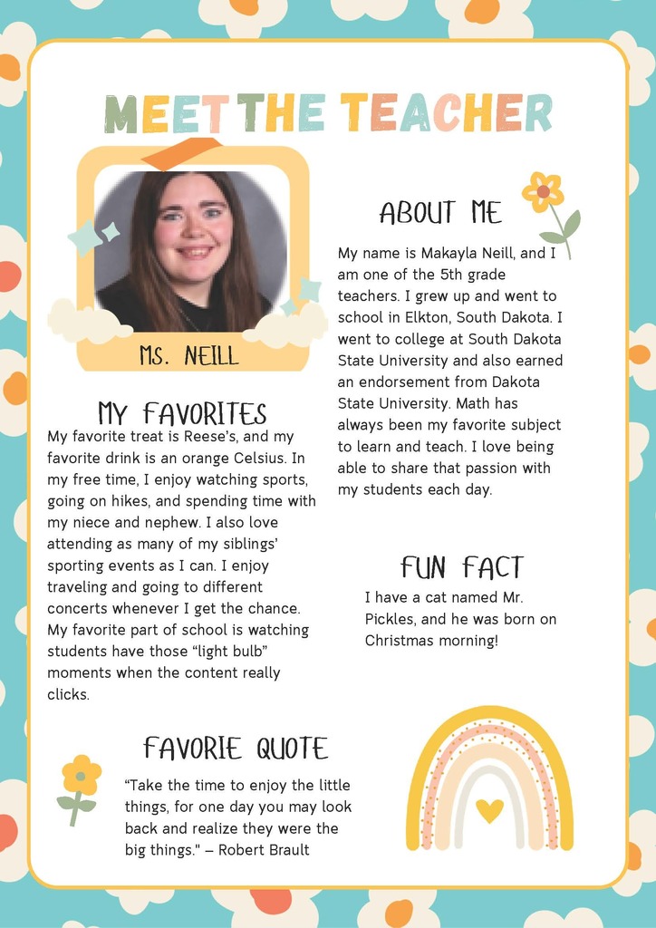 Teacher Spotlight ~ Makayla Neill