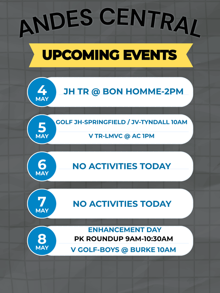 WEEK OF EVENTS