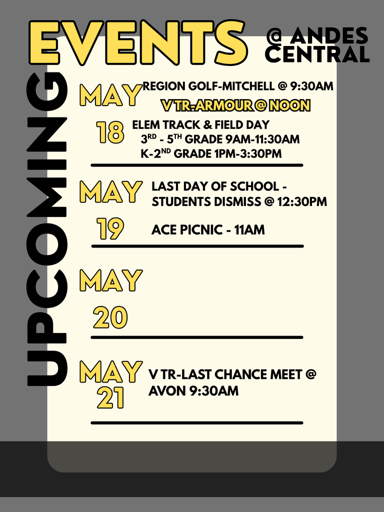 WEEK OF EVENTS