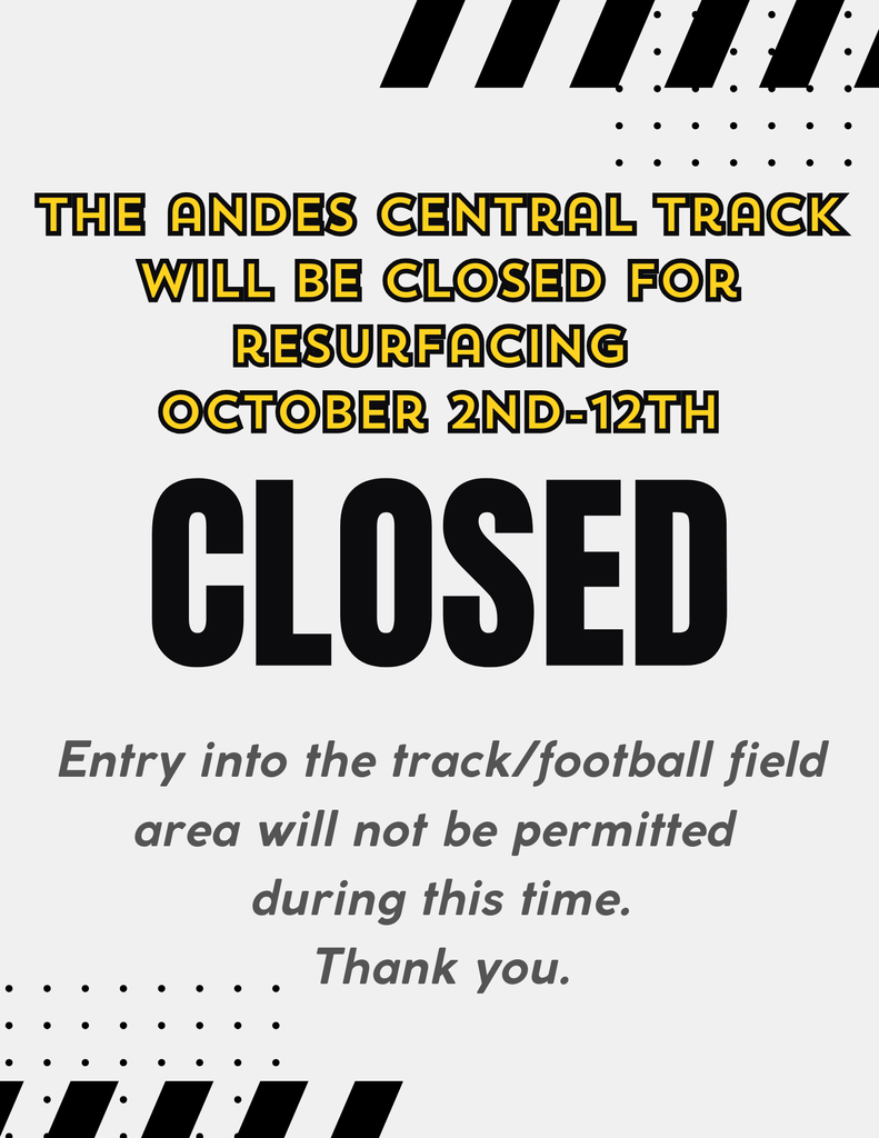 track closed