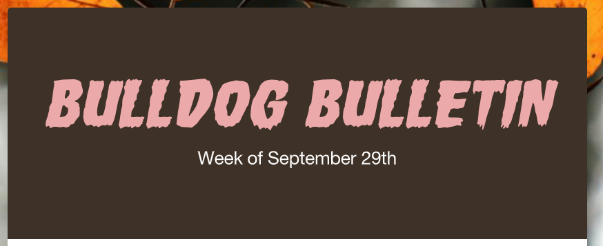Bulldog Bulletin 6