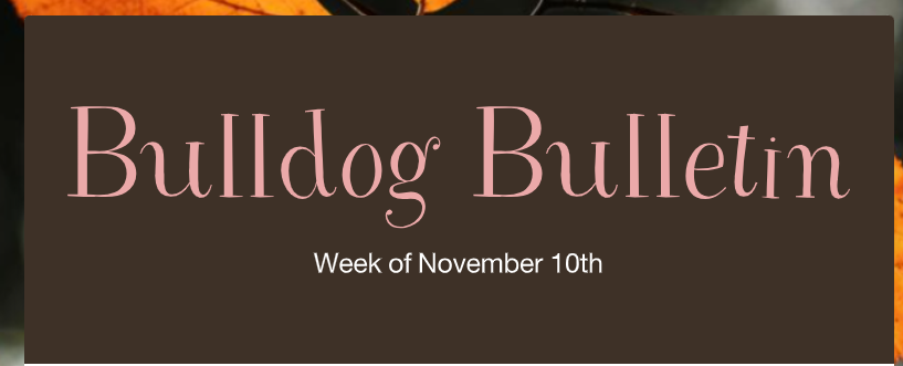 Bulldog Bulletin