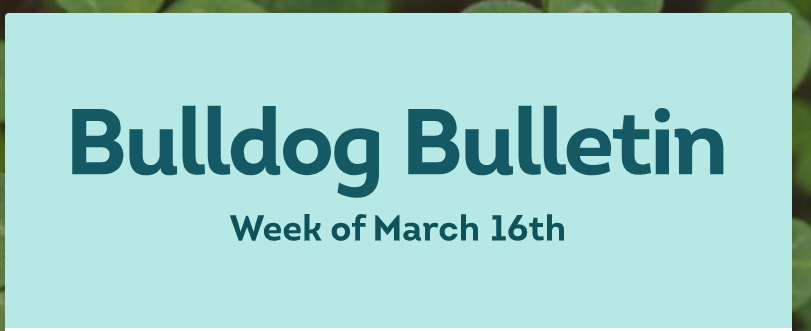 Bulldog Bulletin