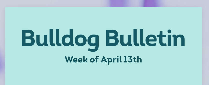 Bulldog Bulletin