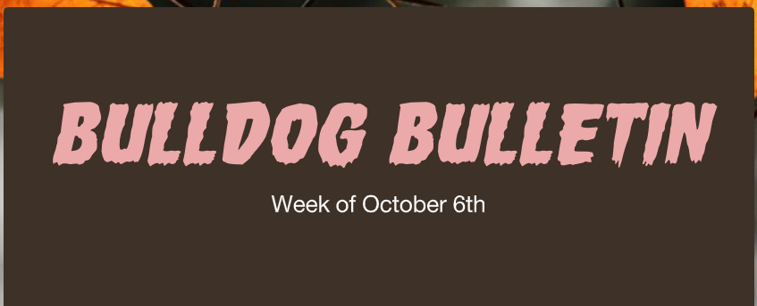 Bulldog Bulletin 7