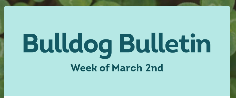 Bulldog Bulletin