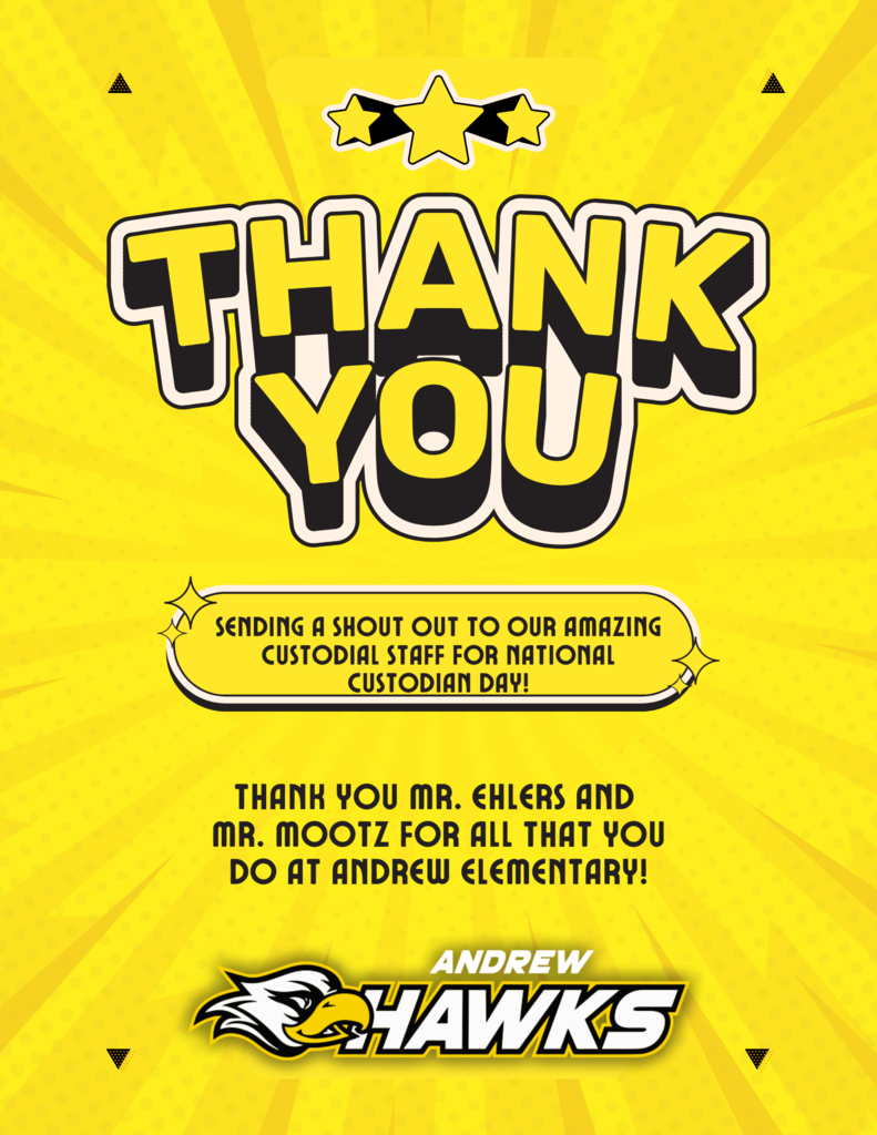 Yellow and Black Simple Thank You Flyer