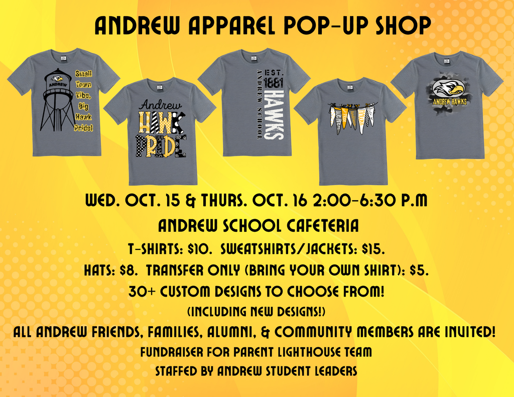ANDREW APPAREL POP-UP SHOP