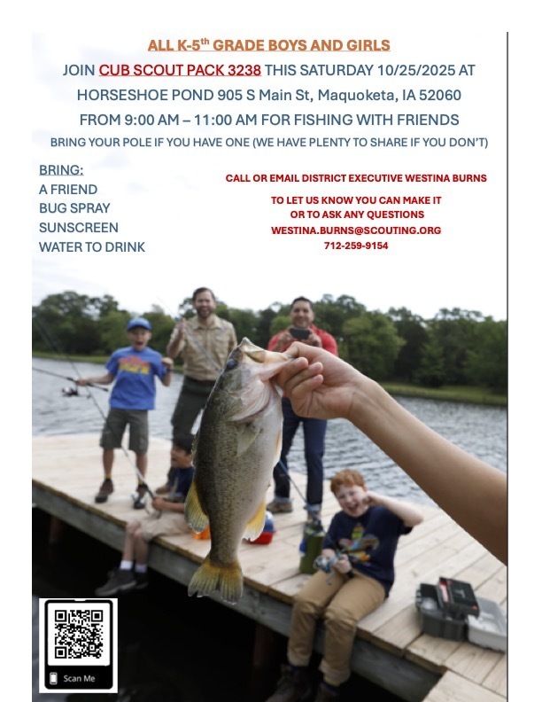 Scout Fishing Event