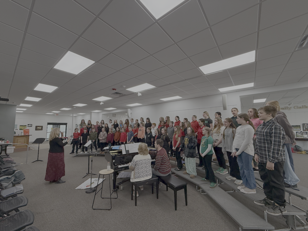 All Honor Choir Rehearsal