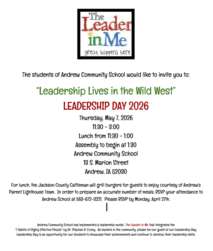 Leadership Day Invitation