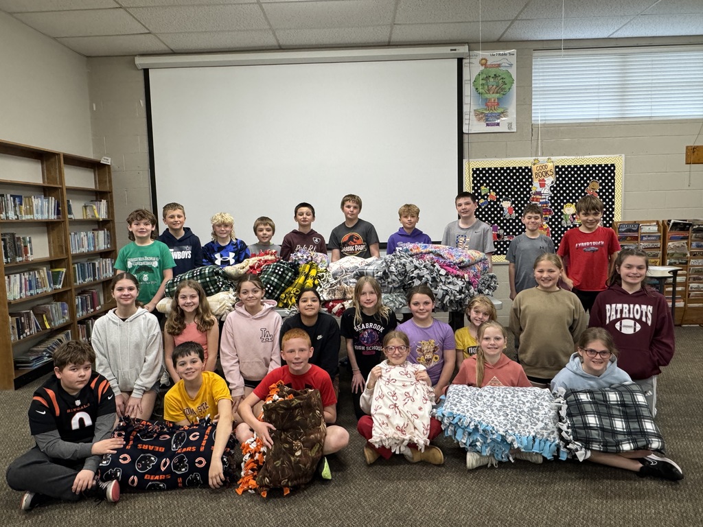 Over 300 blankets to donate.