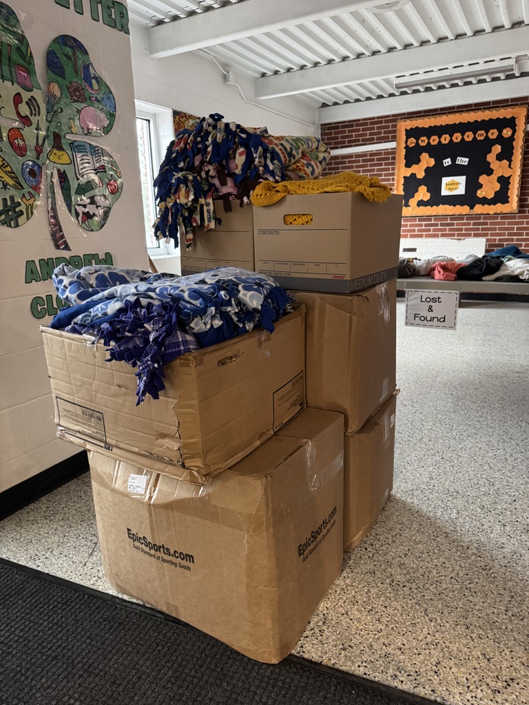 Over 30 blankets to donate.