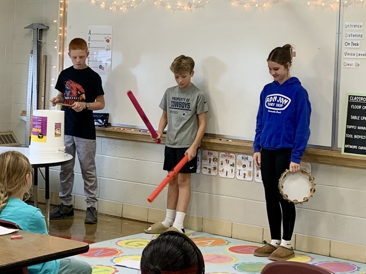 group presenting
