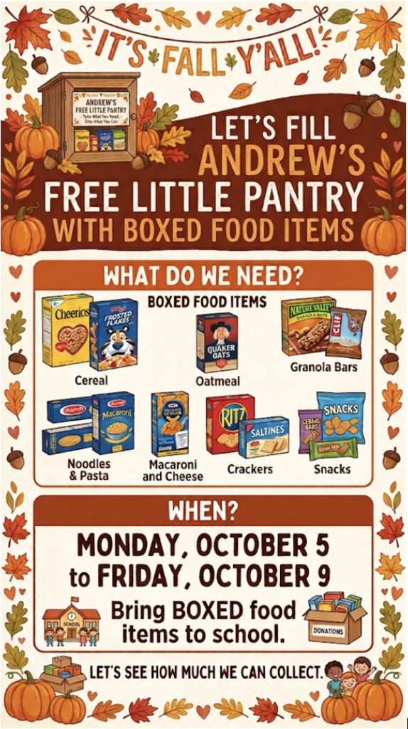 fall boxed food drive
