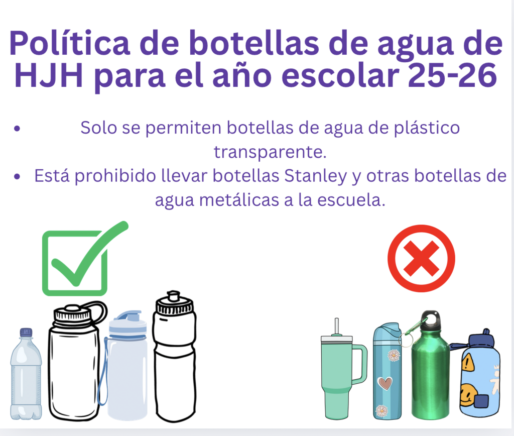 25-26 water bottle policy