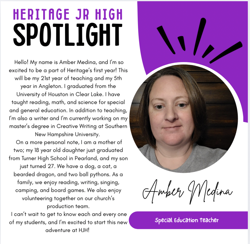 Please welcome Ms. Medina!
