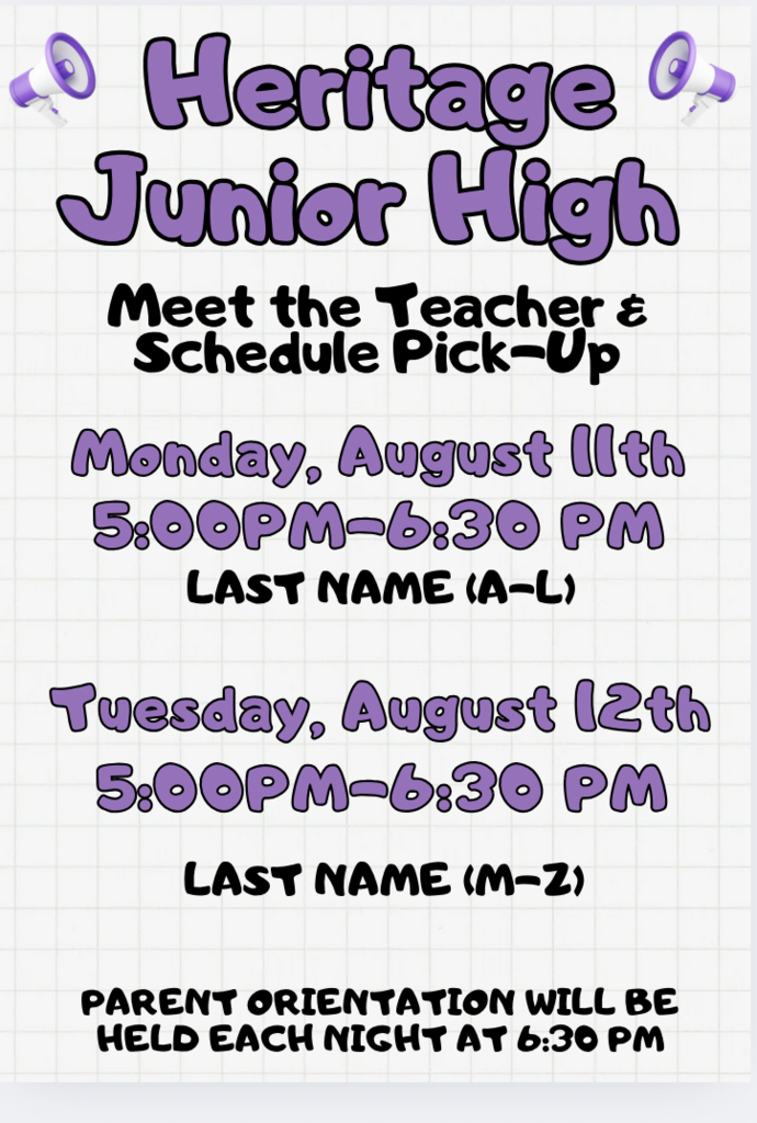 Meet the Teacher Flyer
